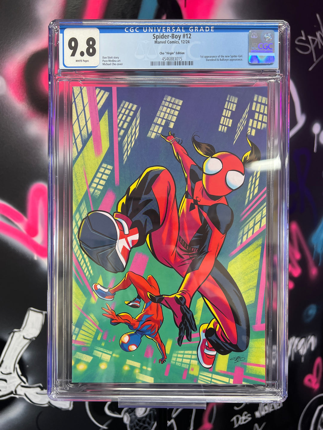 SPIDER-BOY #12 MICHAEL CHO VIRGIN 1:100 CGC 9.8
