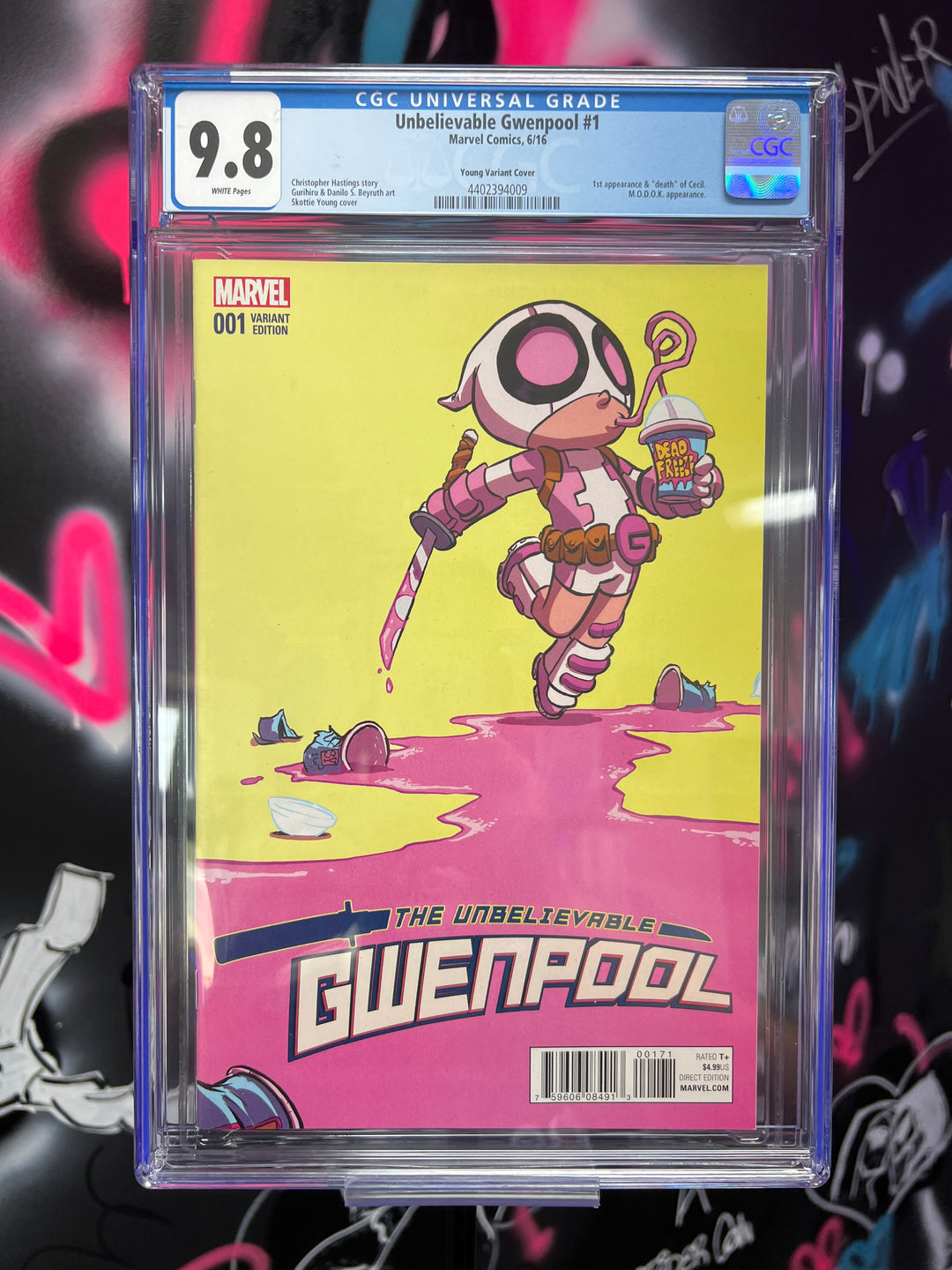 Unbelievable Gwenpool #1 CGC 9.8 Skottie Young