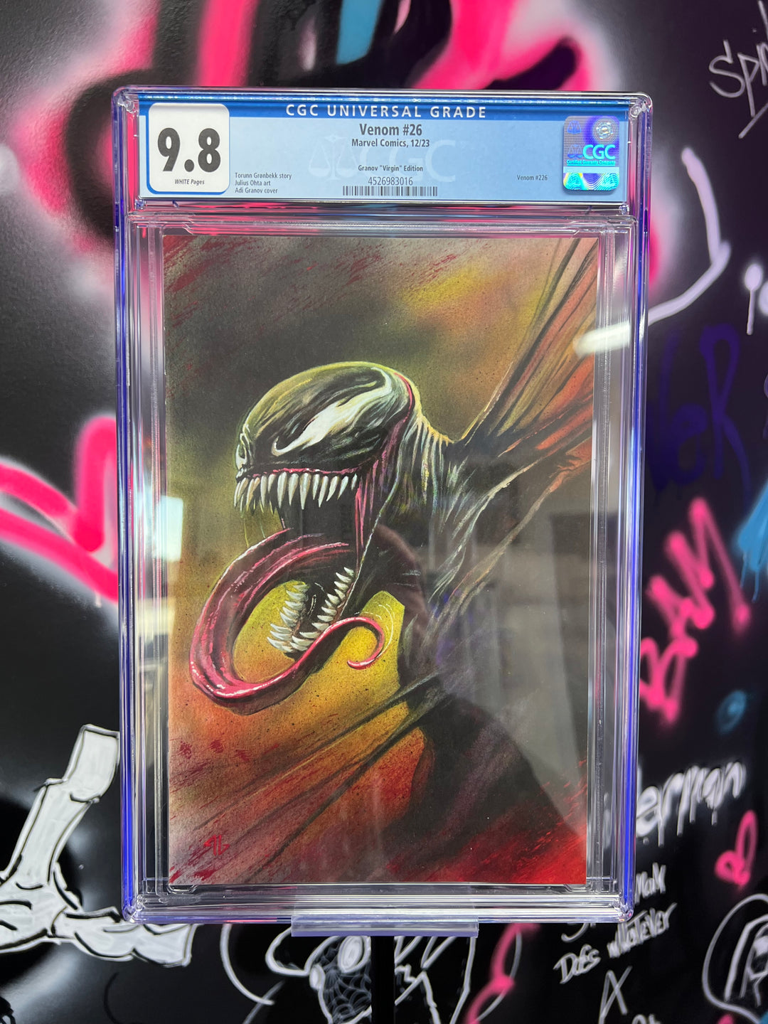 Venom #26 Adi Granov 1:100 Variant CGC 9.8