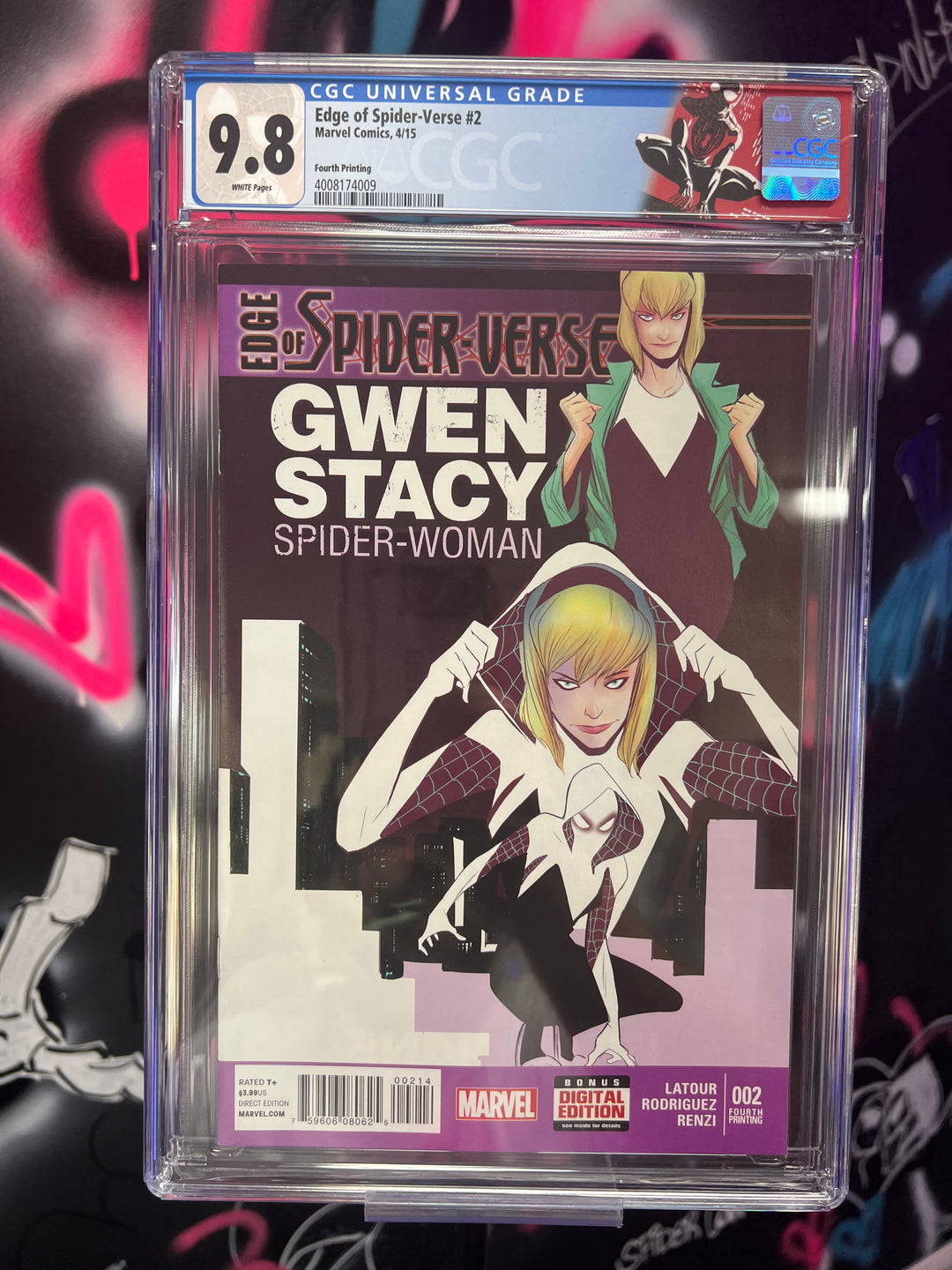 Edge of the Spider-Verse #2 CGC 9.8 4th Print