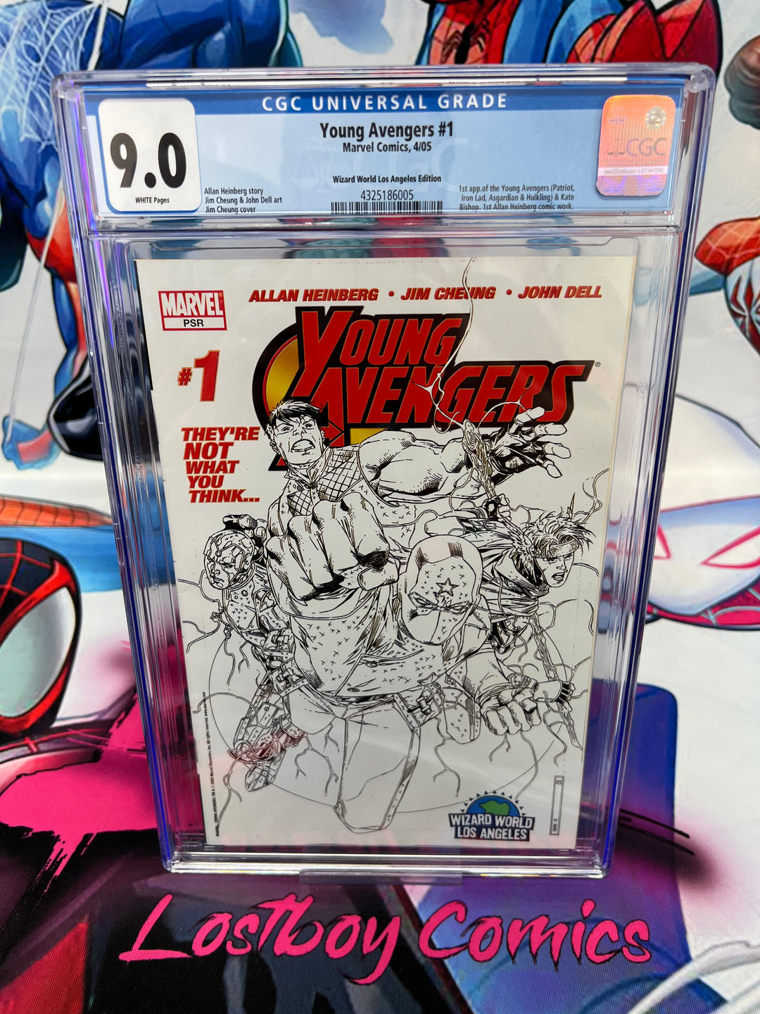 Young Avengers 1 CGC 9.0 Wizard World