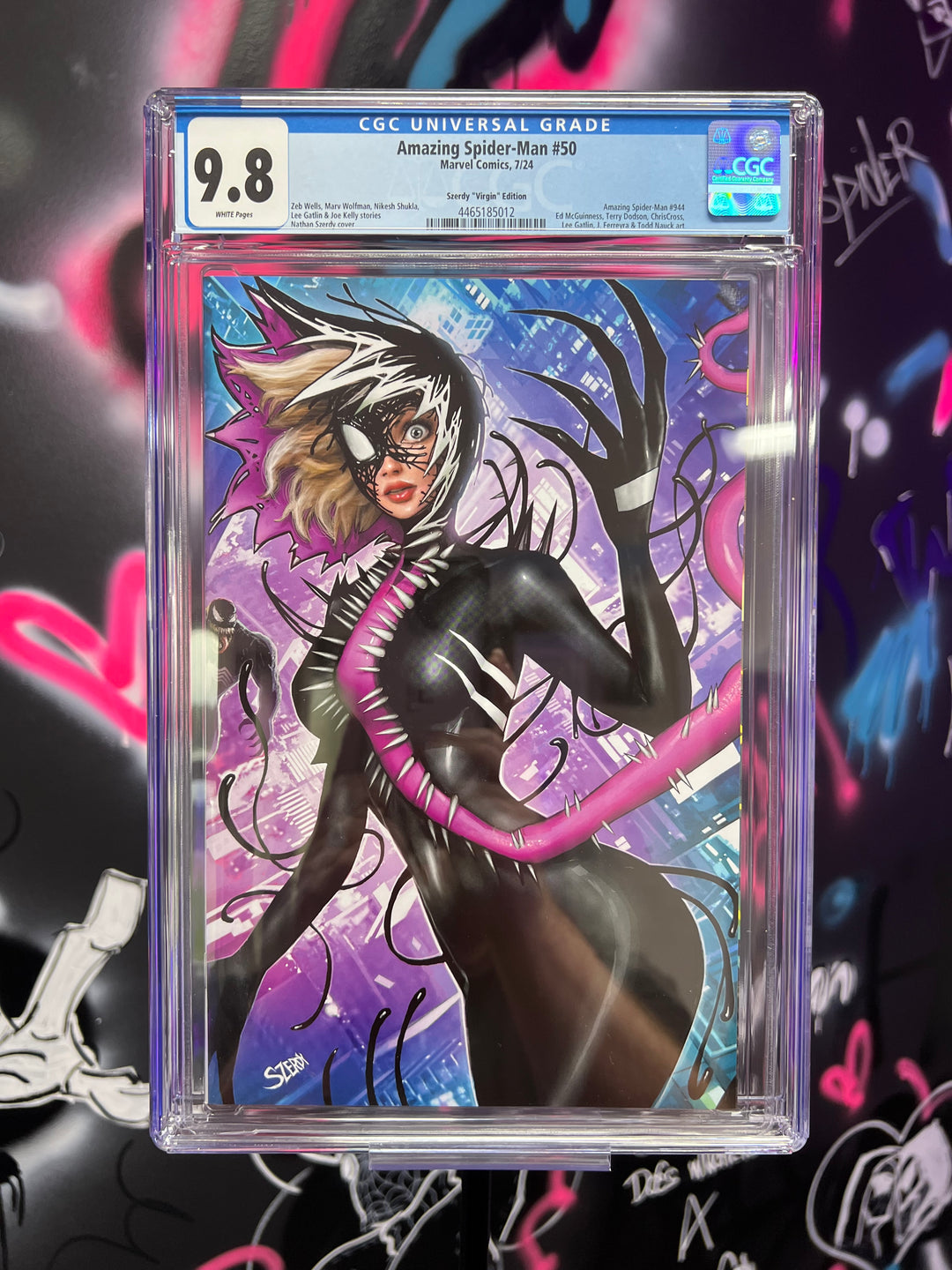 Amazing Spider-Man 50 Szerdy Exclusive Gwenom Virgin CGC 9.8