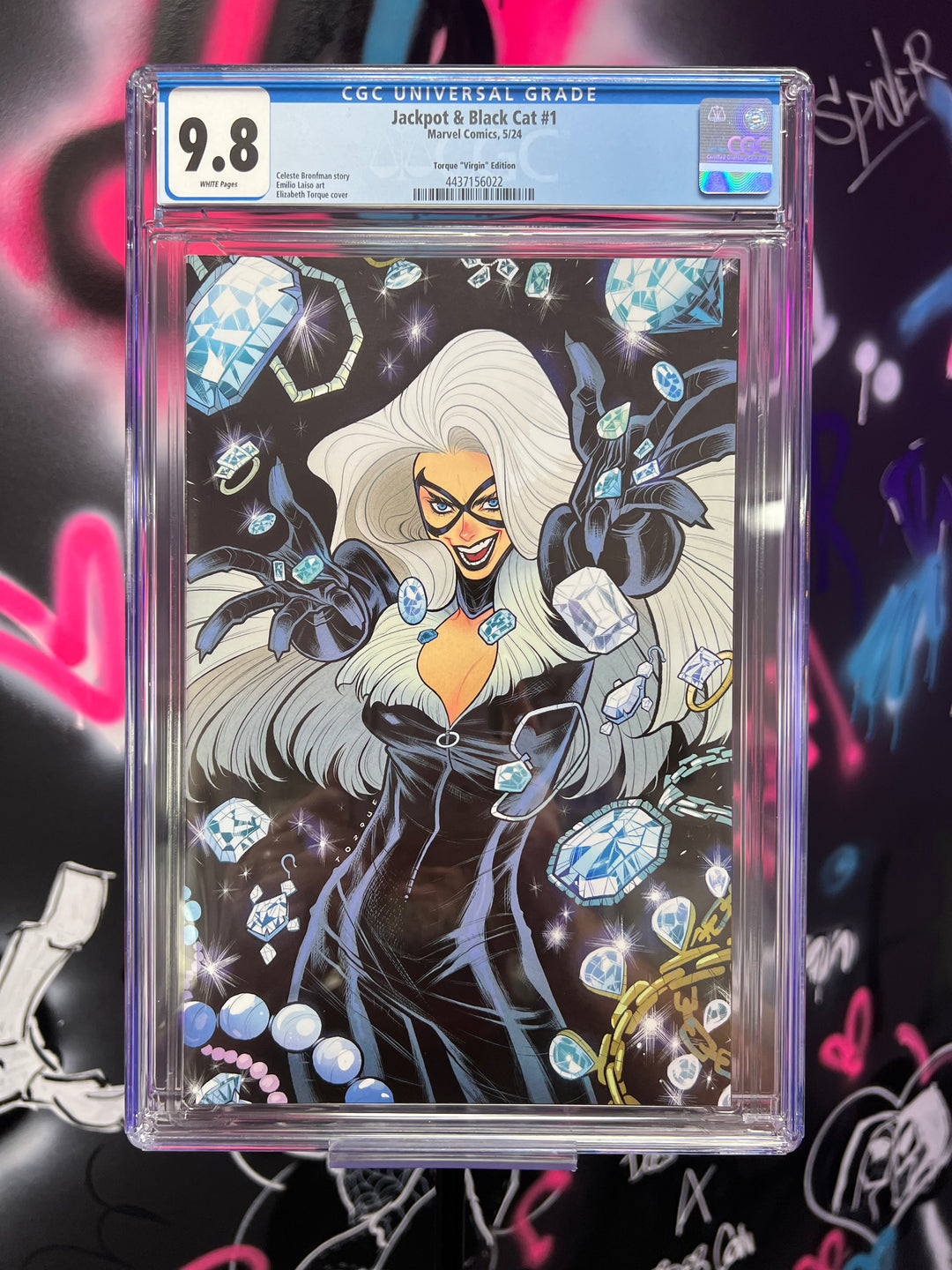 Jackpot And Black Cat #1 1:100 Torque Virgin CGC 9.8