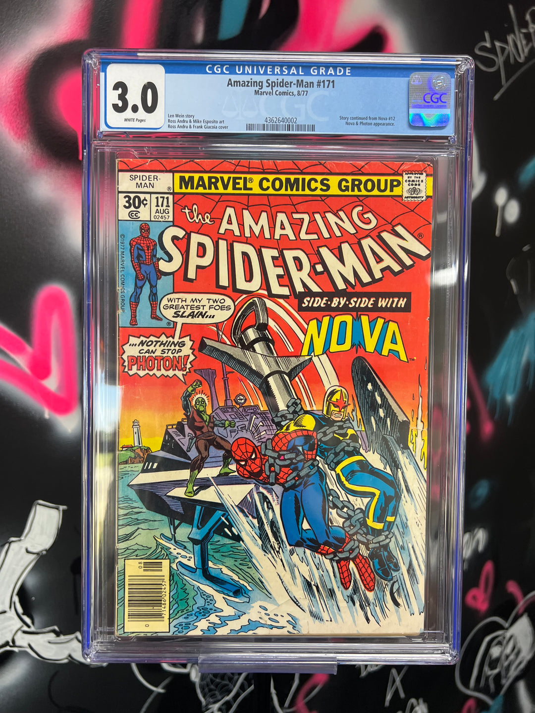 Amazing Spider-Man #171 Newsstand CGC 3.0