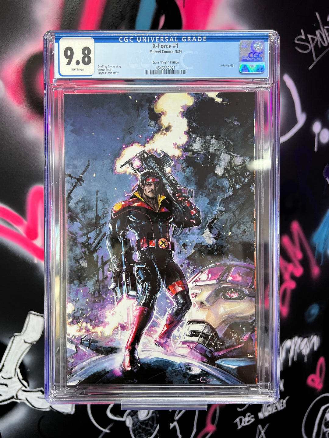 X-Force #1 Clayton Crain 1:100 CGC 9.8
