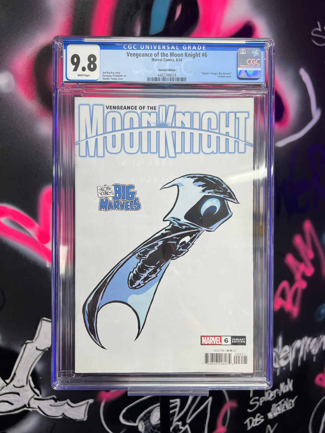VENGEANCE OF THE MOON KNIGHT #6 SKOTTIE YOUNG'S BIG MARVEL CGC 9.8