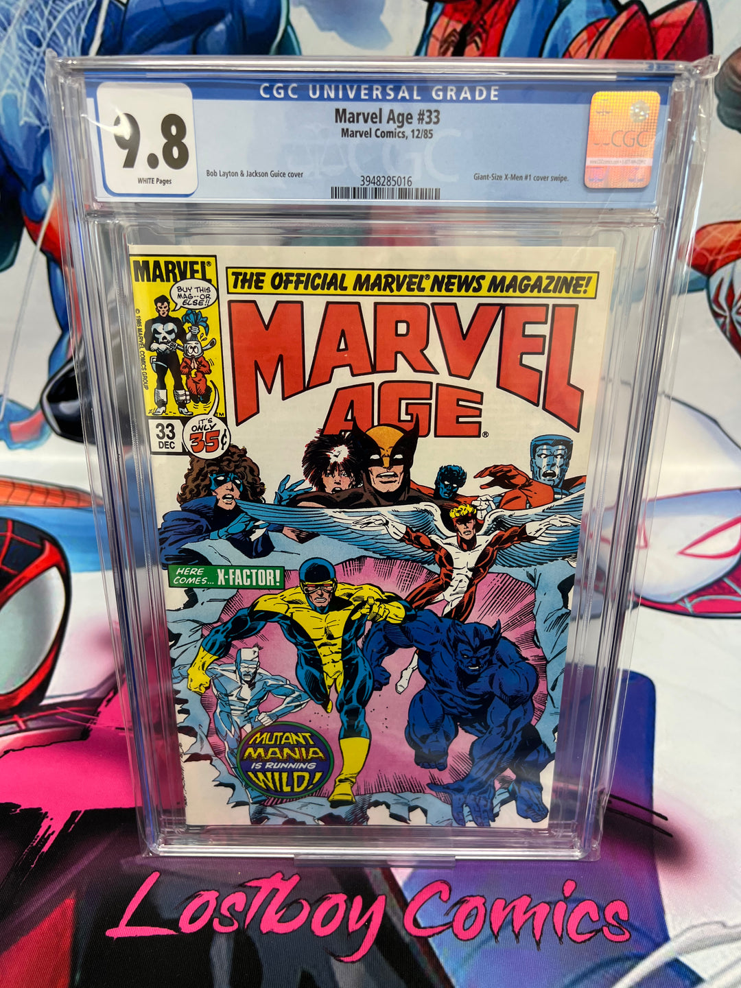 Marvel Age 33 CGC 9.8