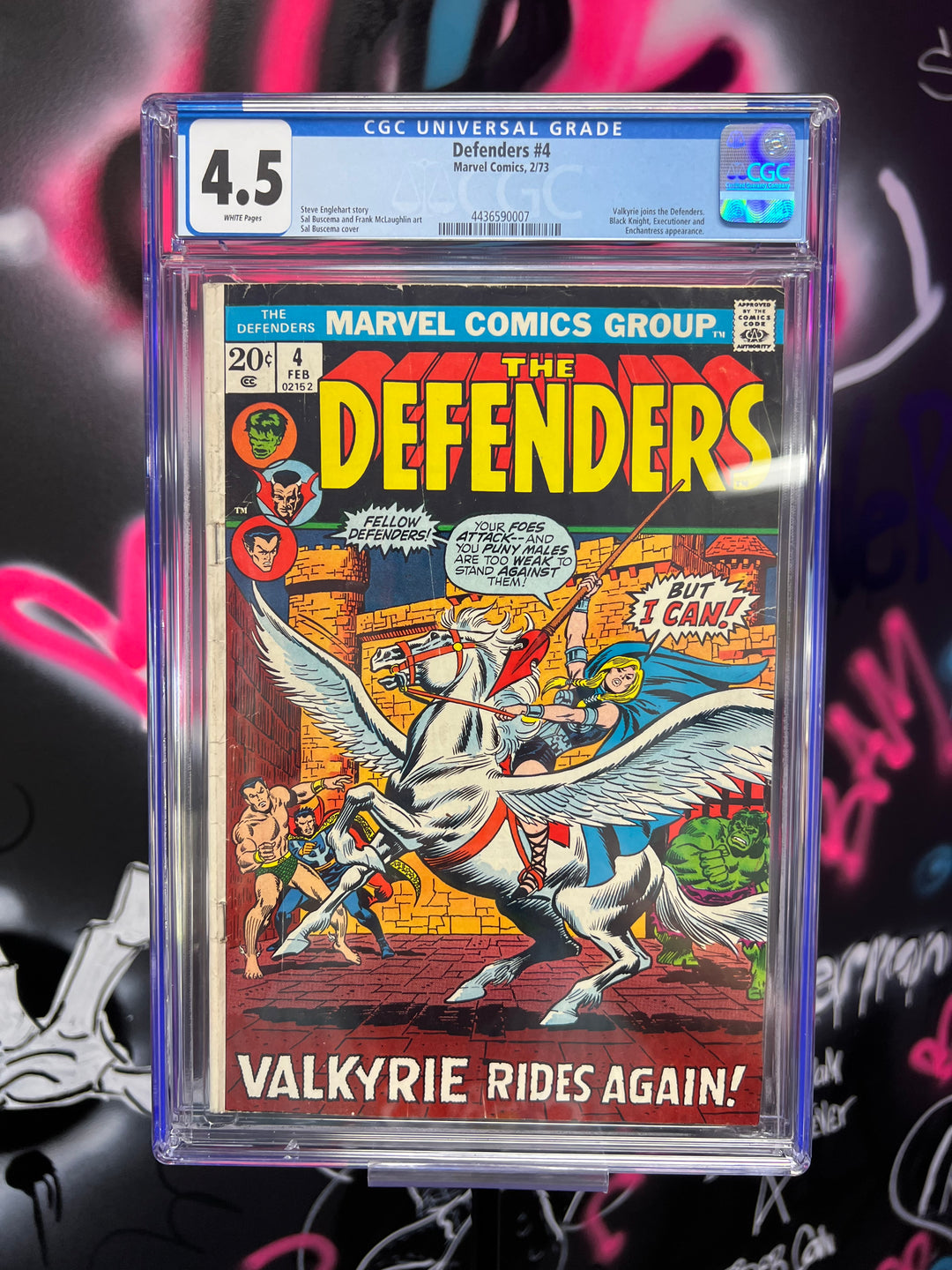 Defenders #4 CGC 4.5
