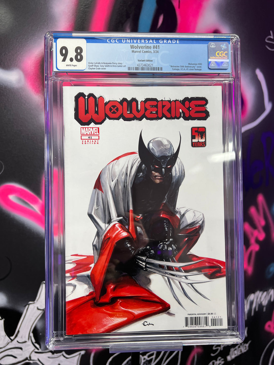 WOLVERINE 41 CLAYTON CRAIN CGC 9.8