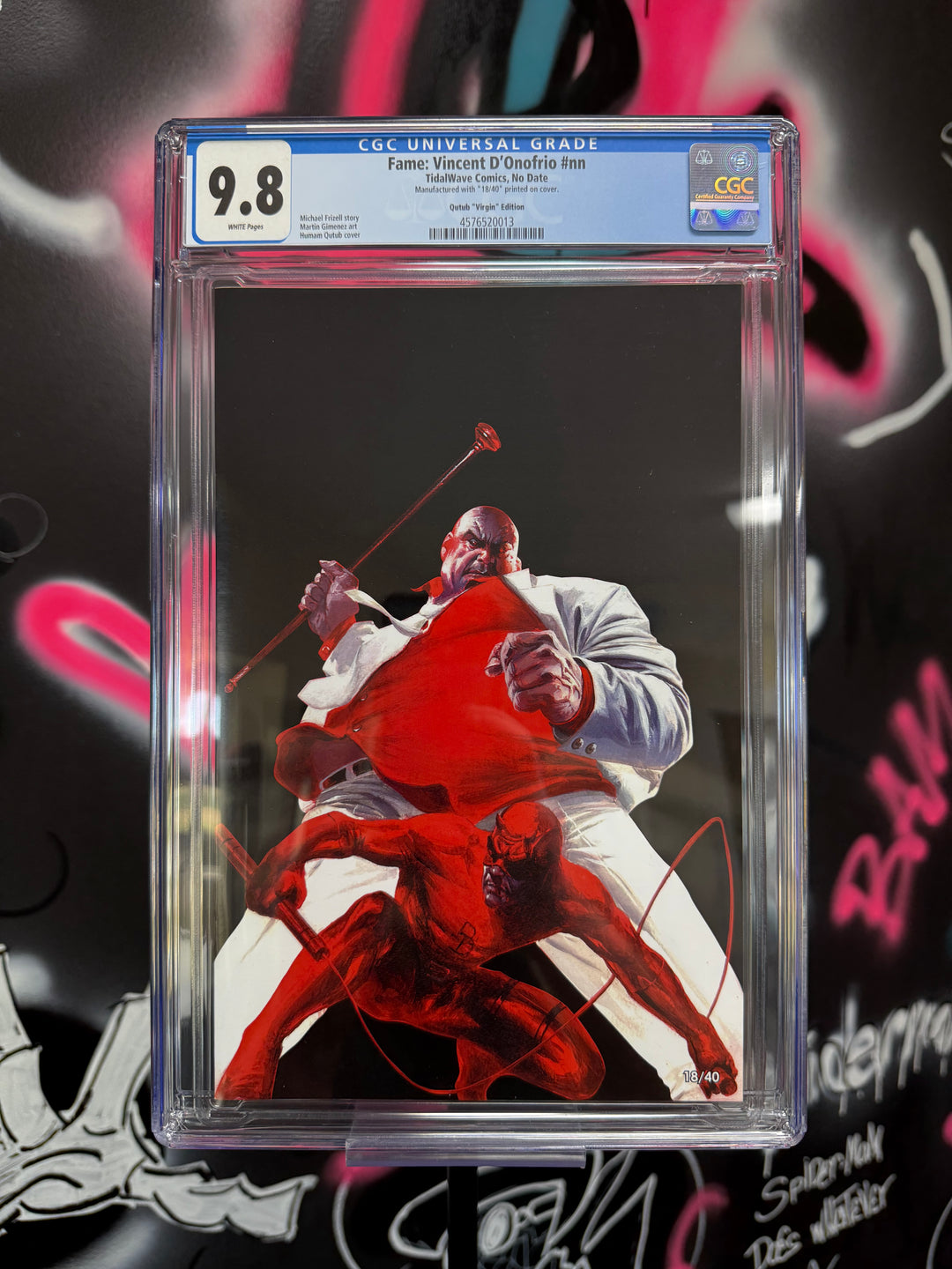 Vincent D'Onofrio #1 The Kingpin Black Virgin CGC 9.8