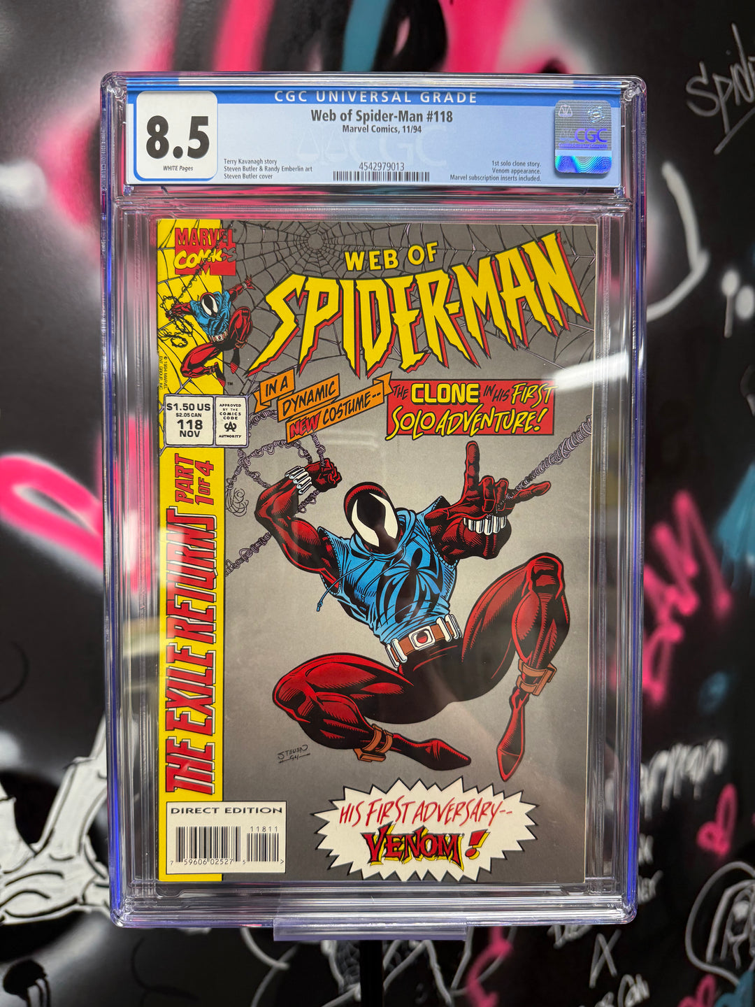 Web of Spider-Man #118 CGC 8.5