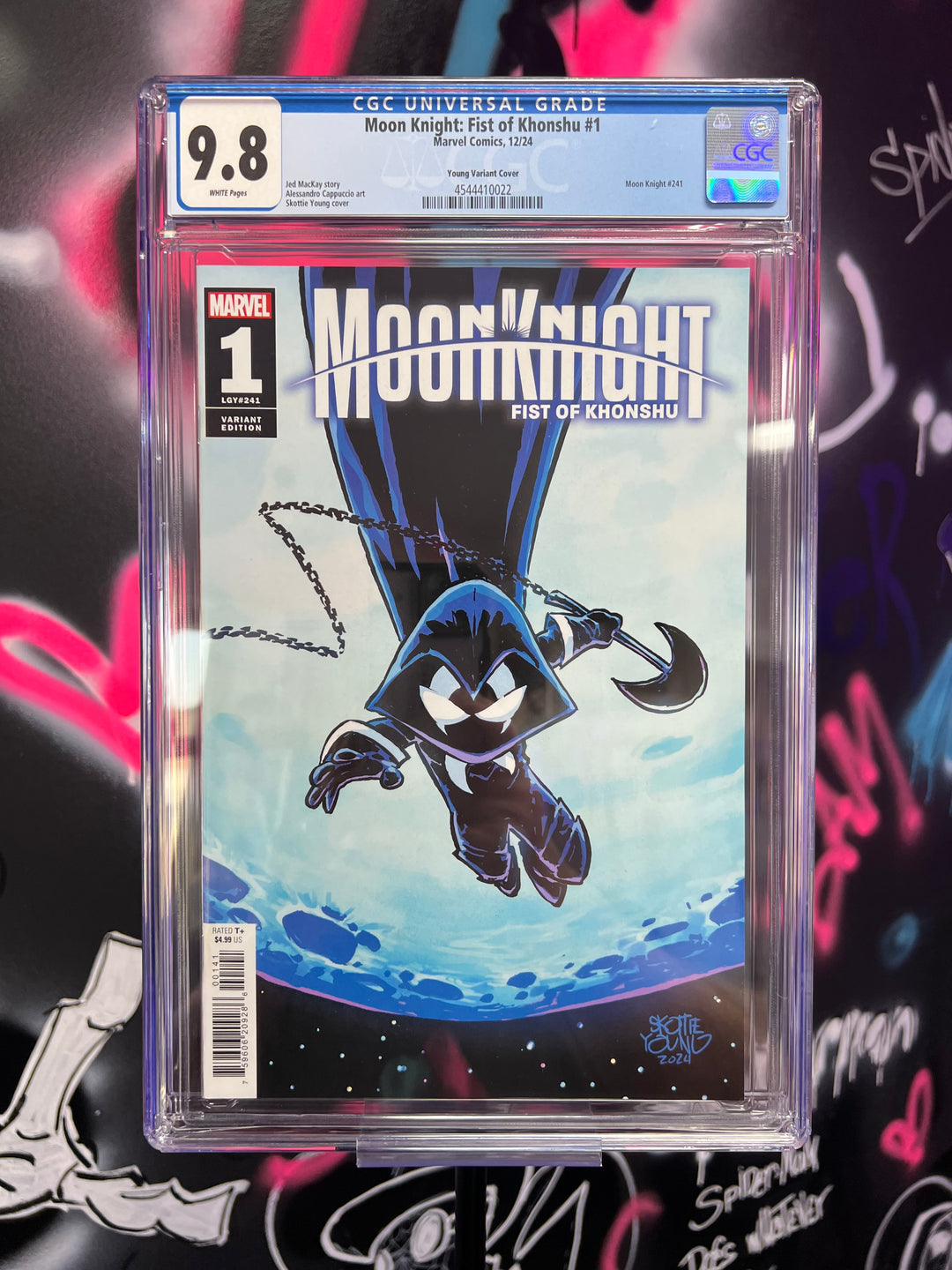 MOON KNIGHT: FIST OF KHONSHU #1 SKOTTIE YOUNG VARIANT CGC 9.8