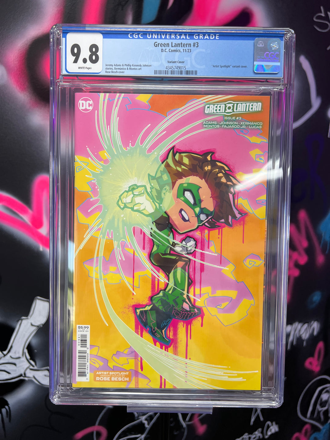 GREEN LANTERN 3 ROSE BESCH CGC 9.8