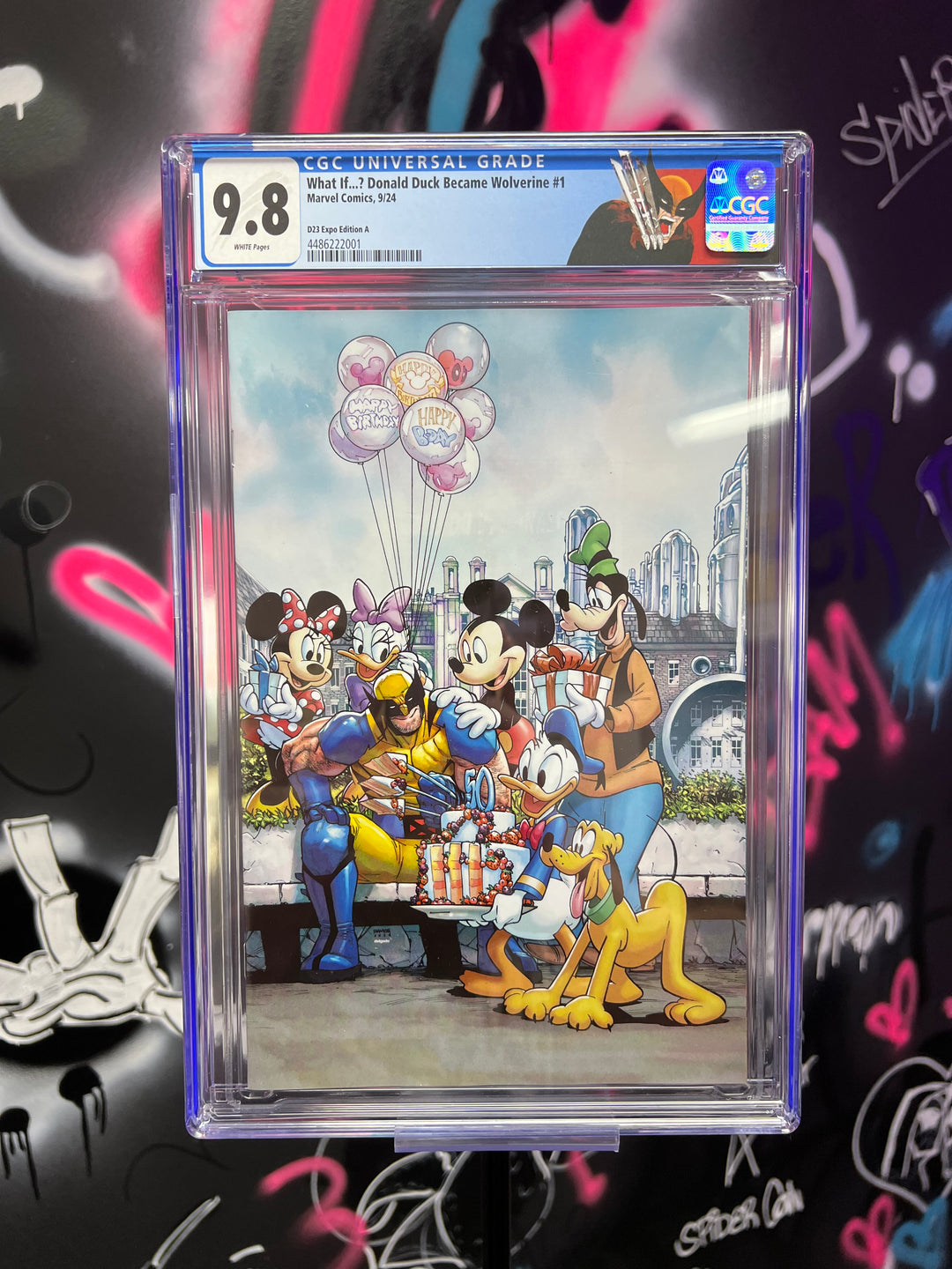 WHAT IF DONALD DUCK BECAME WOLVERINE 50TH D23 EXPO CGC 9.8