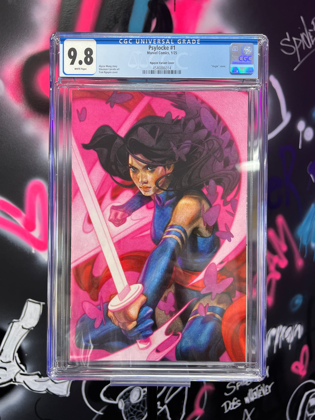 PSYLOCKE #1 TRAN NGUYEN VIRGIN 1:50 CGC 9.8