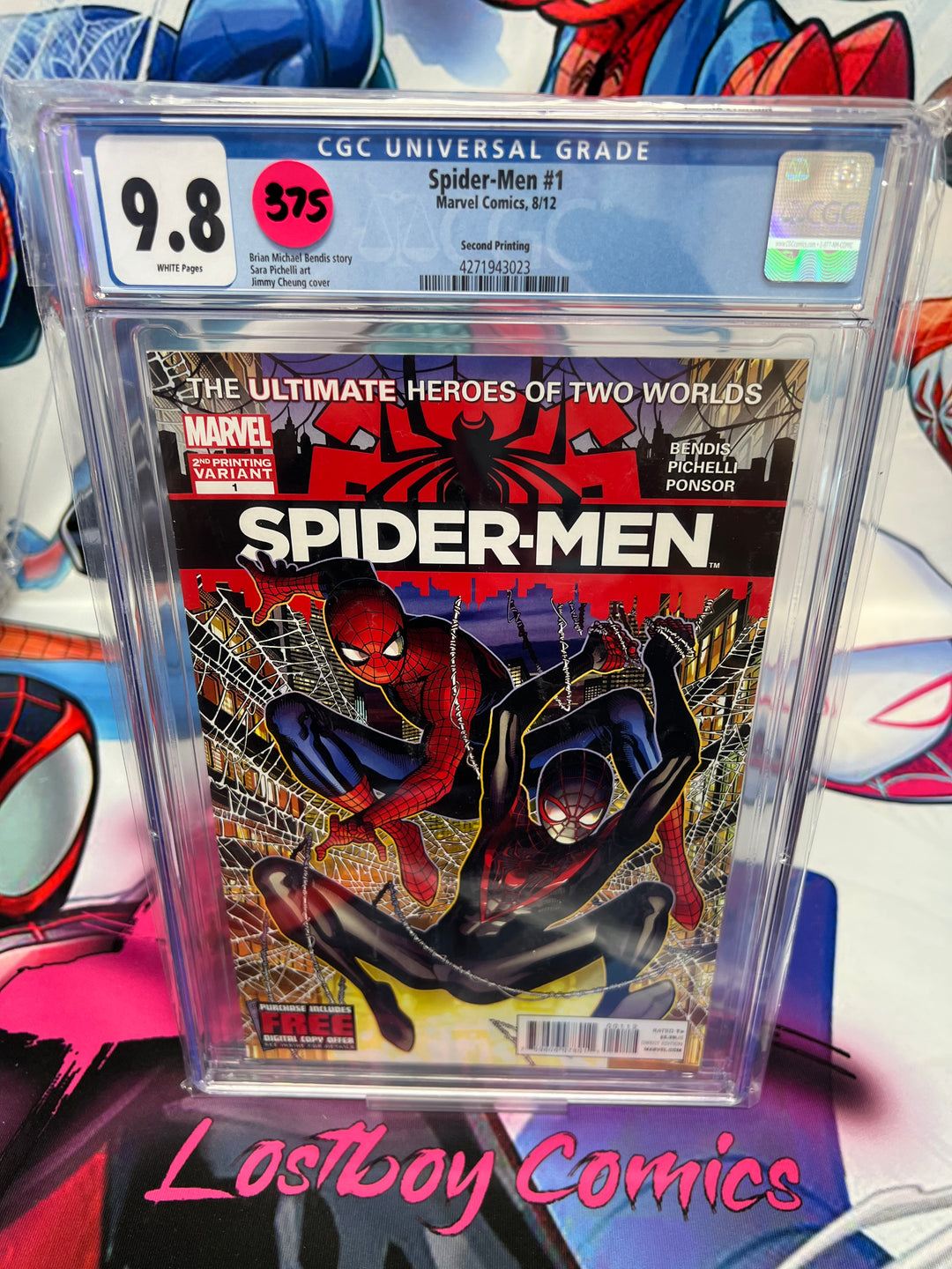 Spider-Men 1 Second Printing CGC 9.8