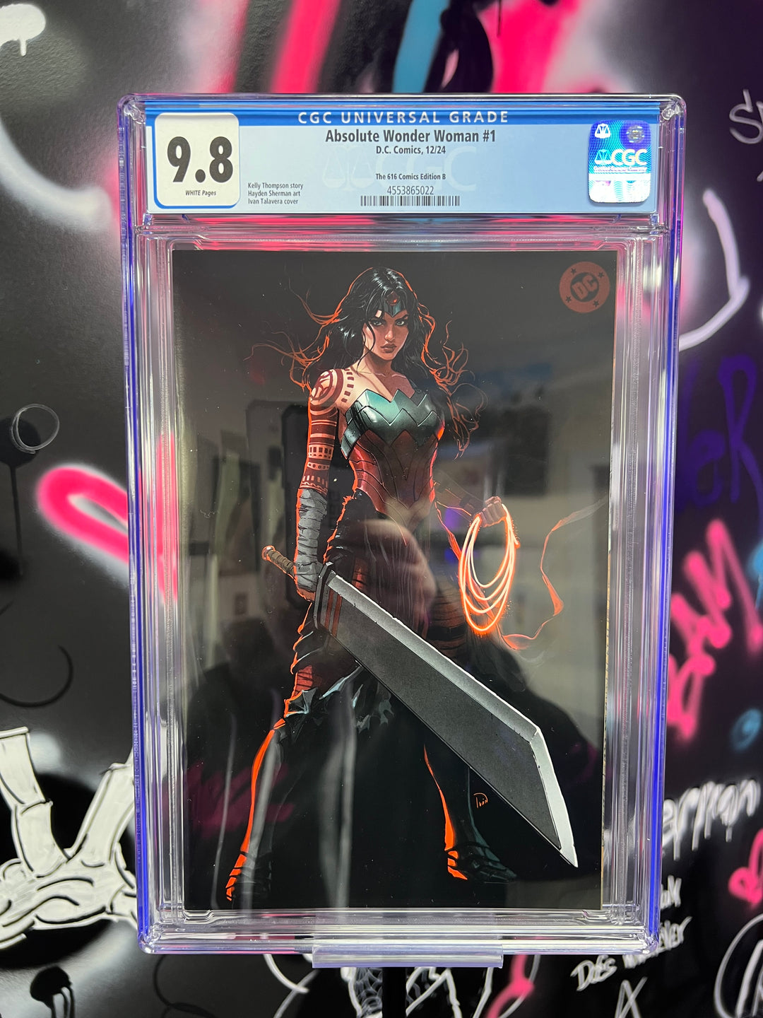 ABSOLUTE WONDER WOMAN #1 IVAN TALAVERA VIRGIN EXCLUSIVE CGC 9.8