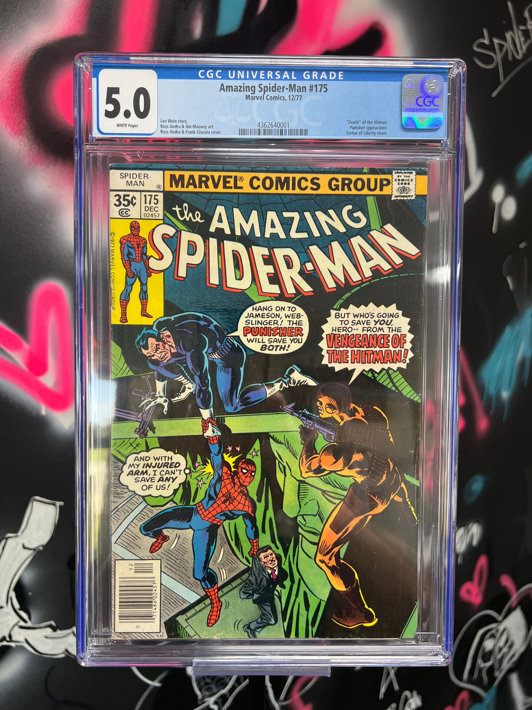 Amazing Spider-Man #175 Newsstand CGC 5.0