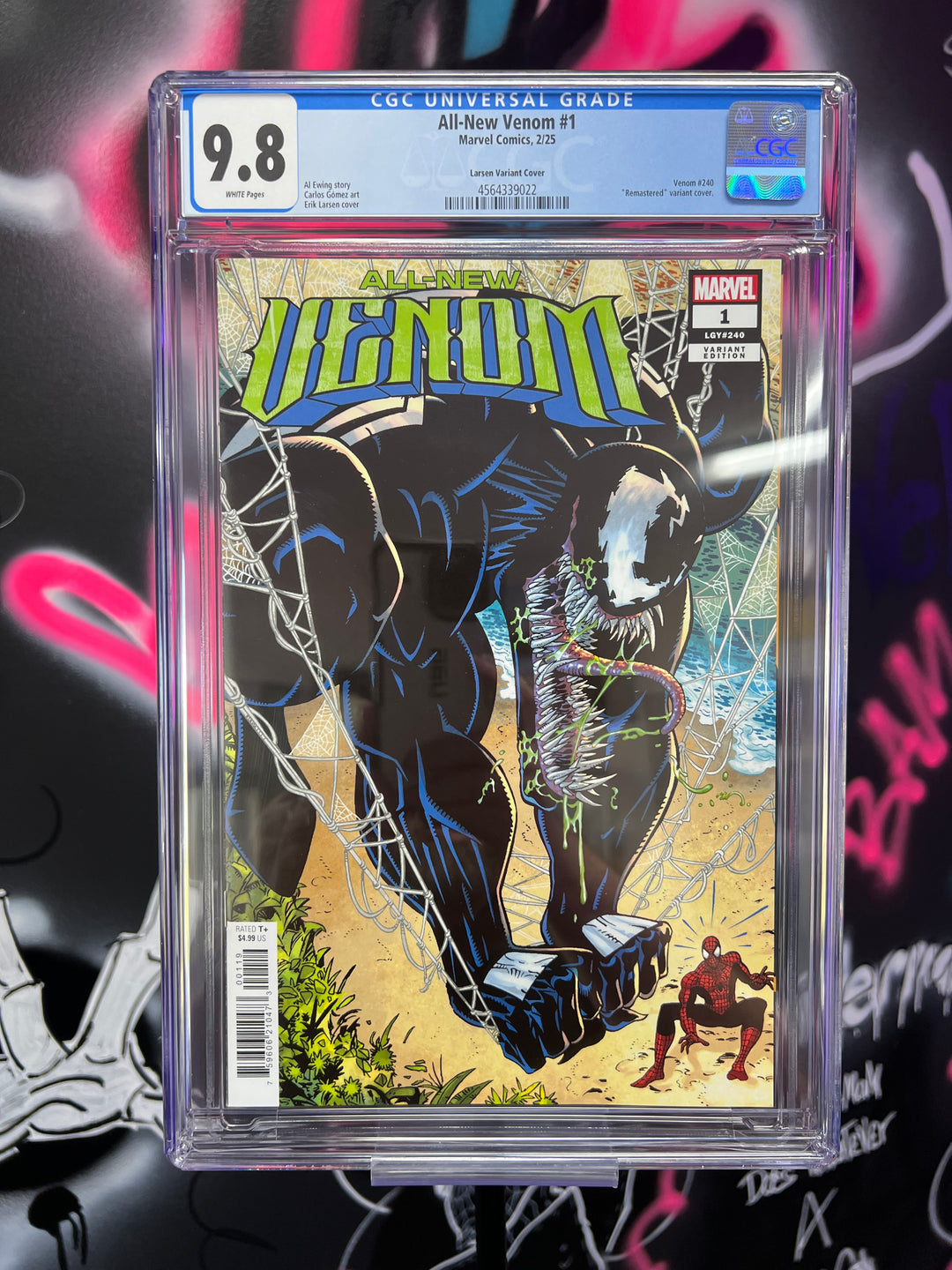 ALL-NEW VENOM #1 ERIK LARSEN REMASTERED VARIANT 1:50 CGC 9.8