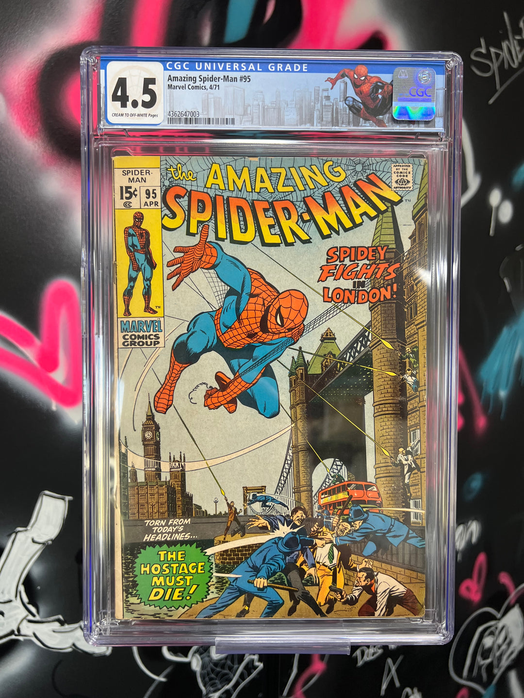 Amazing Spider-Man #95 Newsstand CGC 4.5