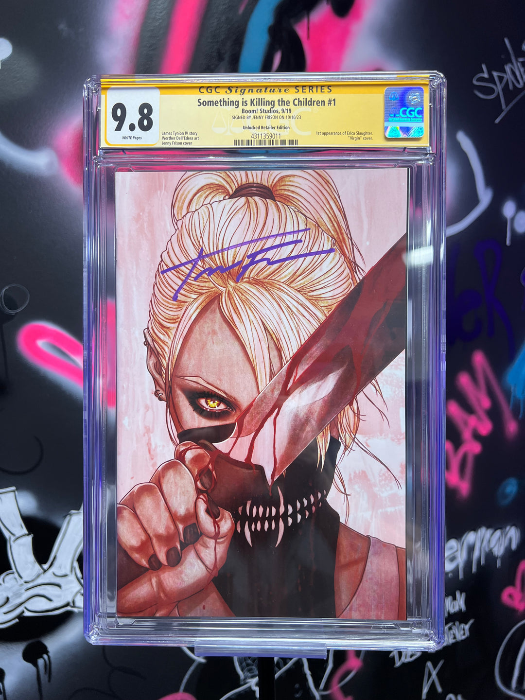 SOMETHING IS KILLING THE CHILDREN #1 CGC 9.8 JENNY FRISON UNLOCKED SIGNED