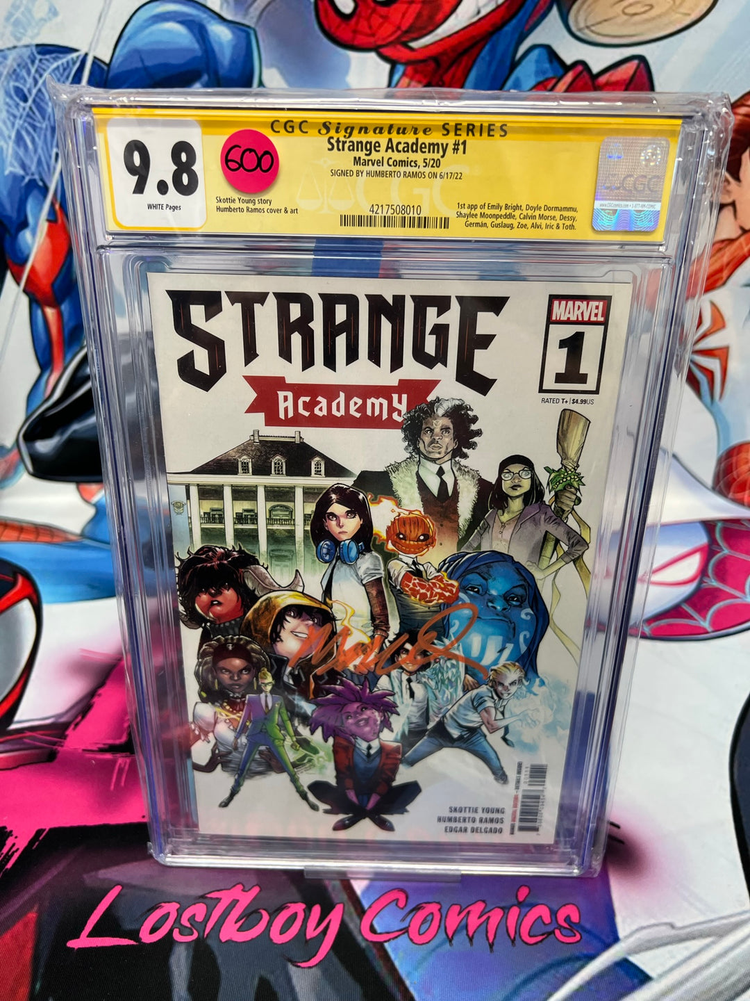 Strange Academy 1 CGC 9.8 SS Ramos