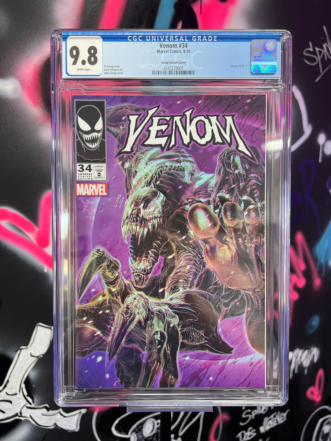 Venom #34 John Giang Exclusive Trade CGC 9.8