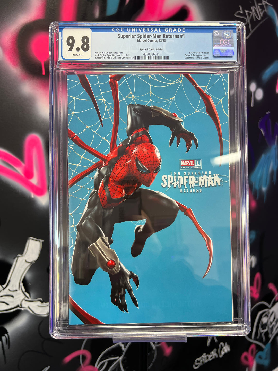 Superior Spider-Man: Returns 1 Grassetti CGC 9.8