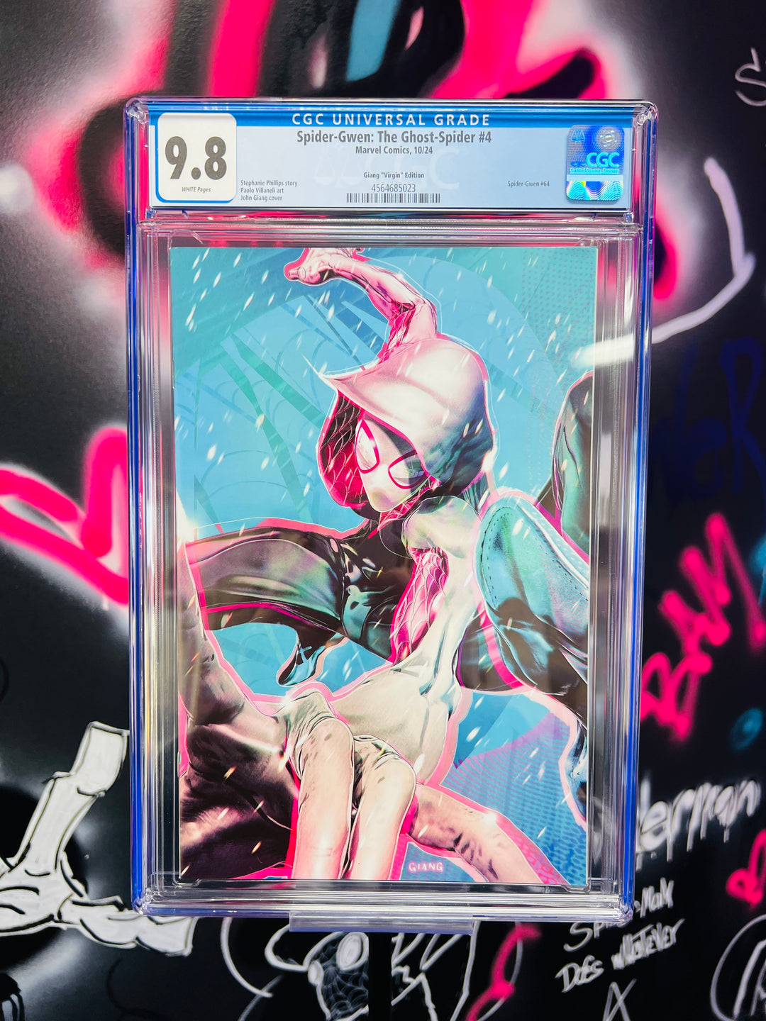 Spider-Gwen Ghost Spider #4 John Giang Exclusive Virgin CGC 9.8