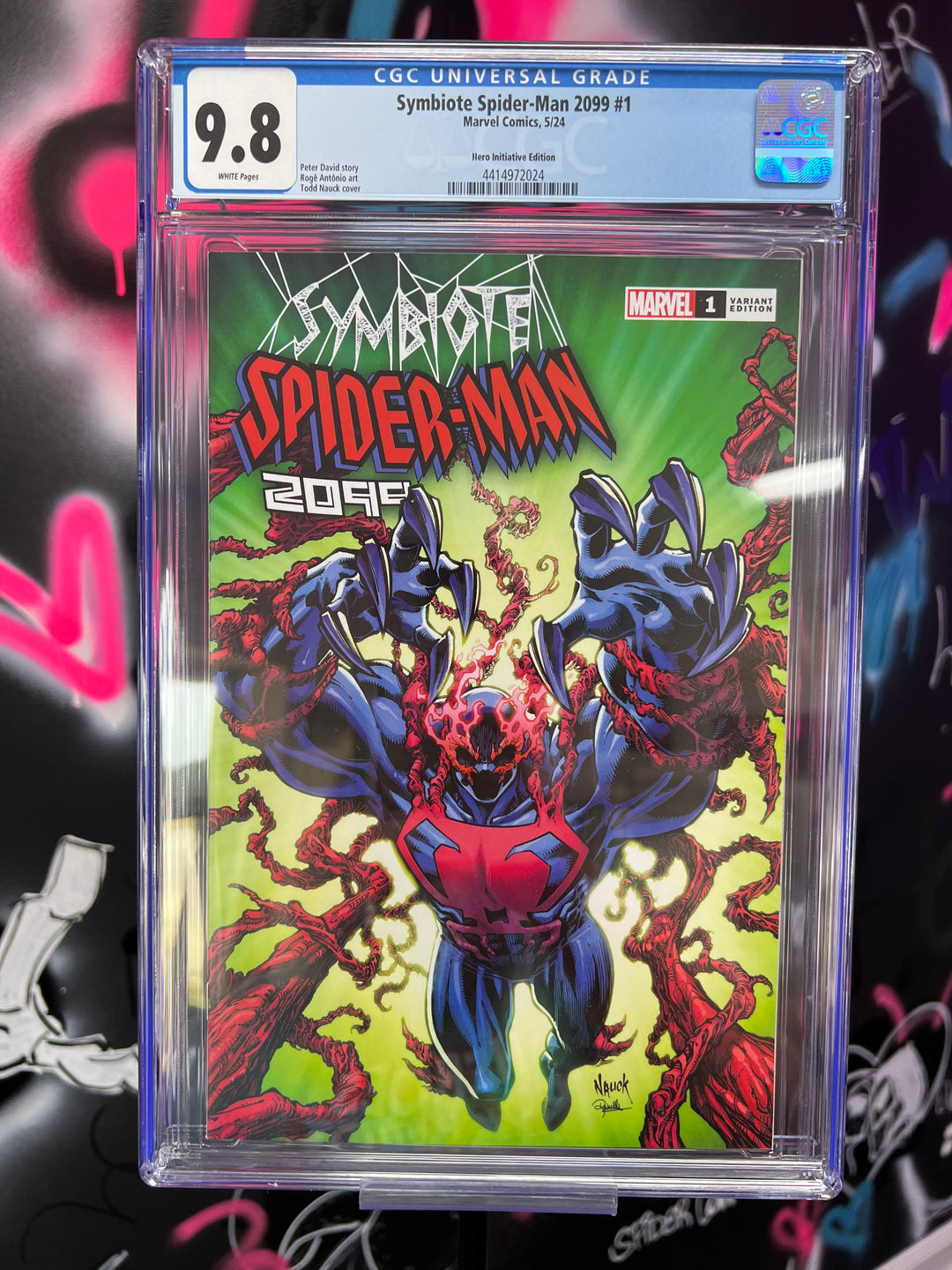 Symbiote Spider-Man 2099 #1 Hero Initiative Exclusive Todd Nauck CGC 9.8