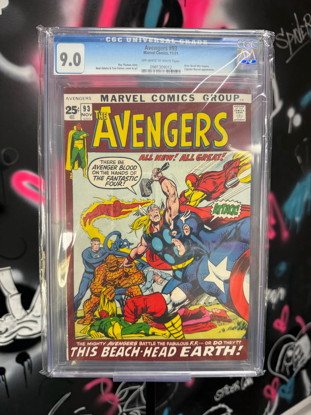 Avengers #93 CGC 9.0