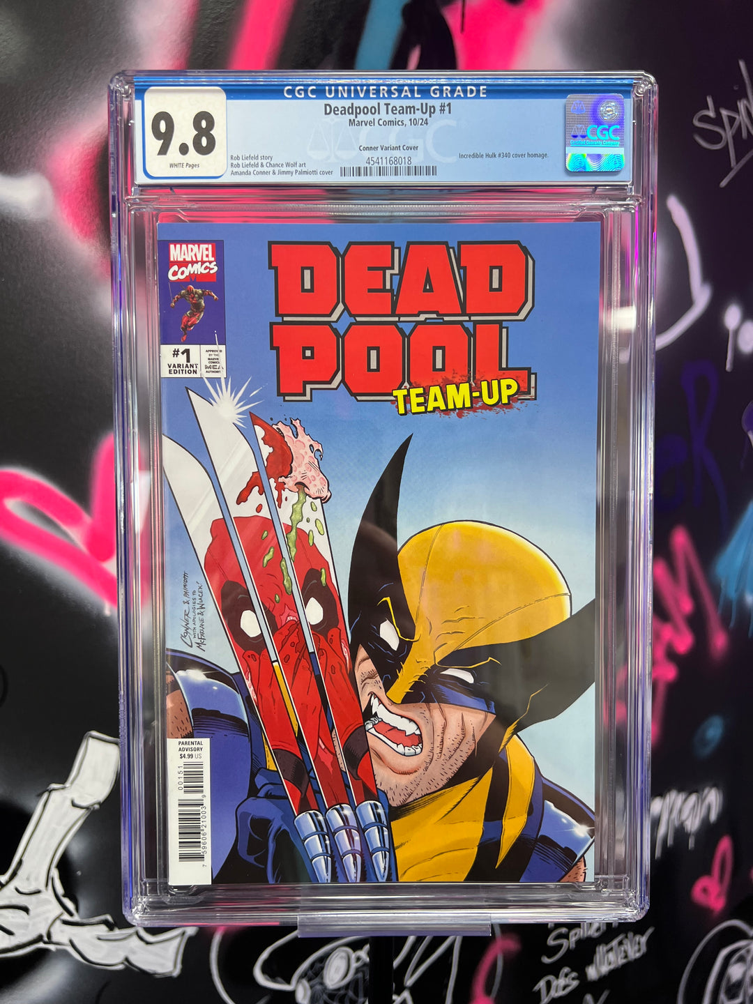 DEADPOOL TEAM-UP #1 AMANDA CONNER CGC 9.8