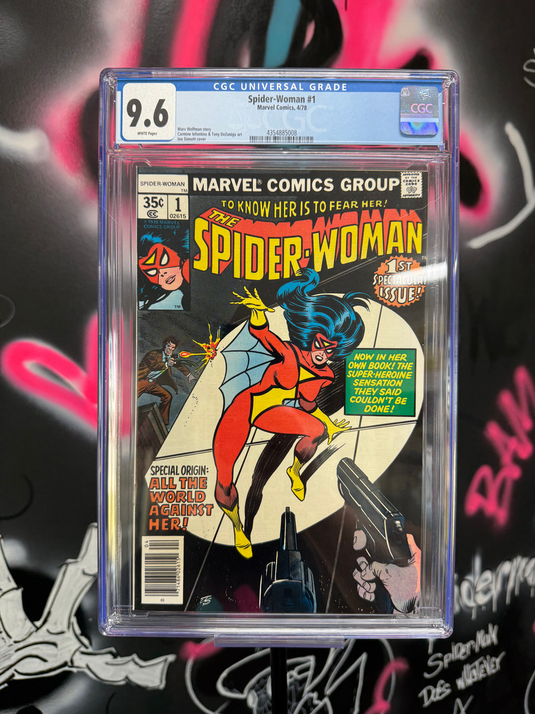 Spider-Woman #1 Newsstand CGC 9.6