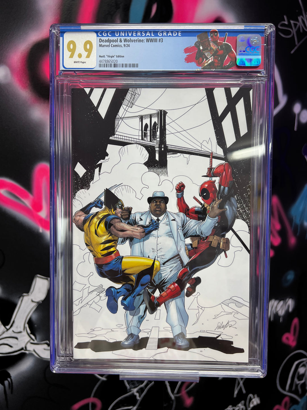 DEADPOOL & WOLVERINE: WWIII #3 Notorious B.I.G. Spotlight Virgin Exclusive CGC 9.9