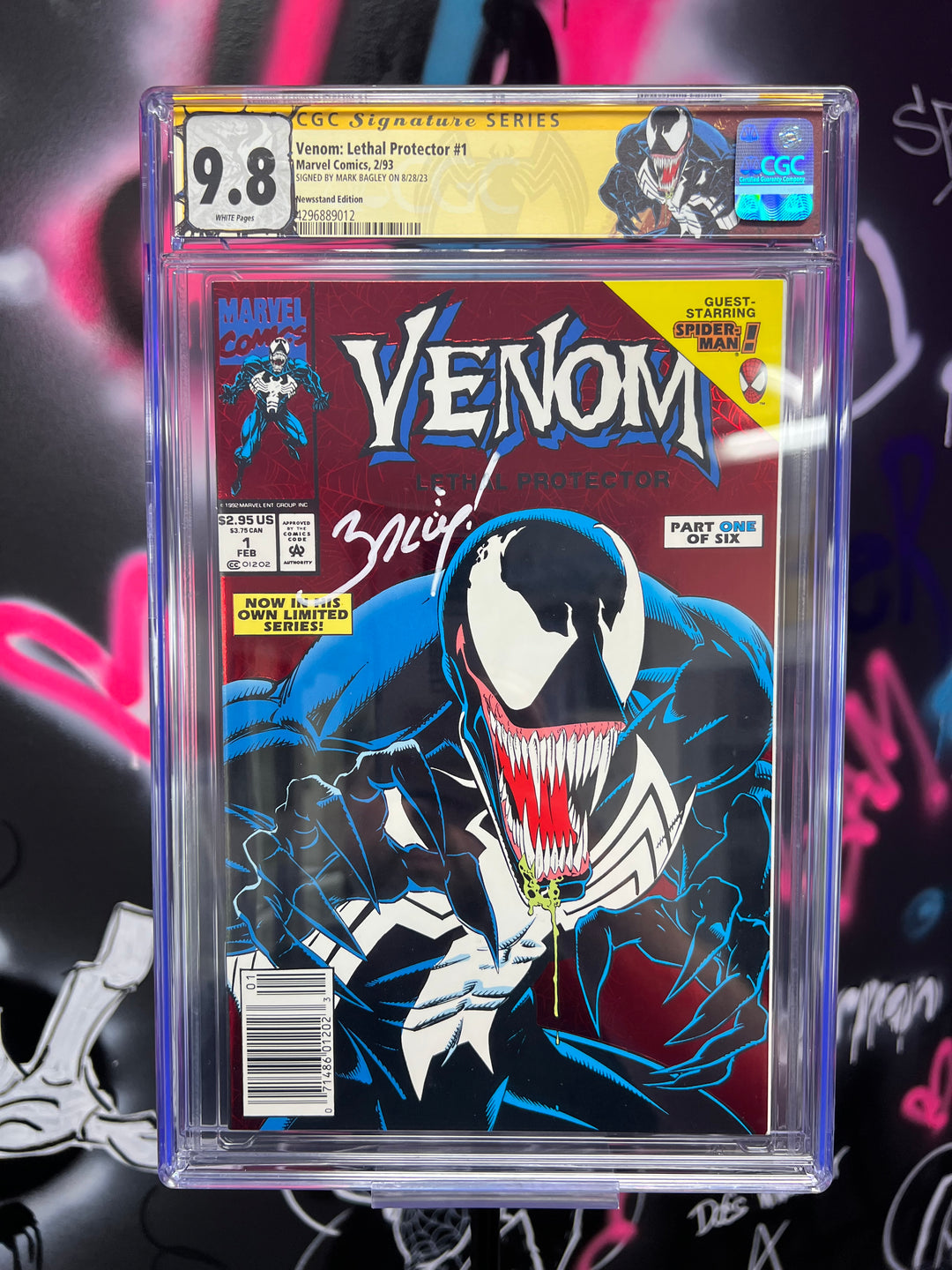Venom Lethal Protector 1 Newsstand CGC 9.8 SS