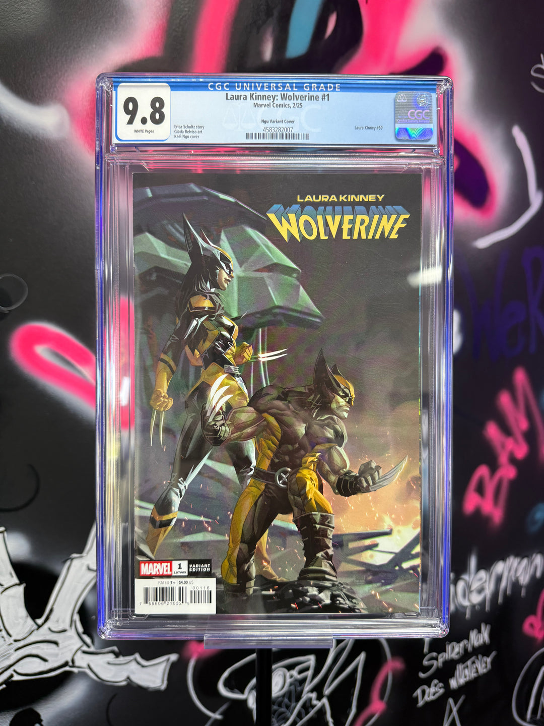 LAURA KINNEY: WOLVERINE #1 KAEL NGU VARIANT 1:25 CGC 9.8