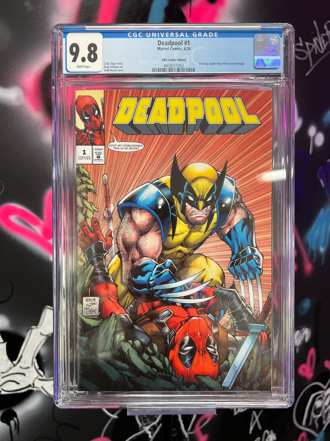 Deadpool #1 Todd Nauck ASM 316 Homage Exclusive CGC 9.8