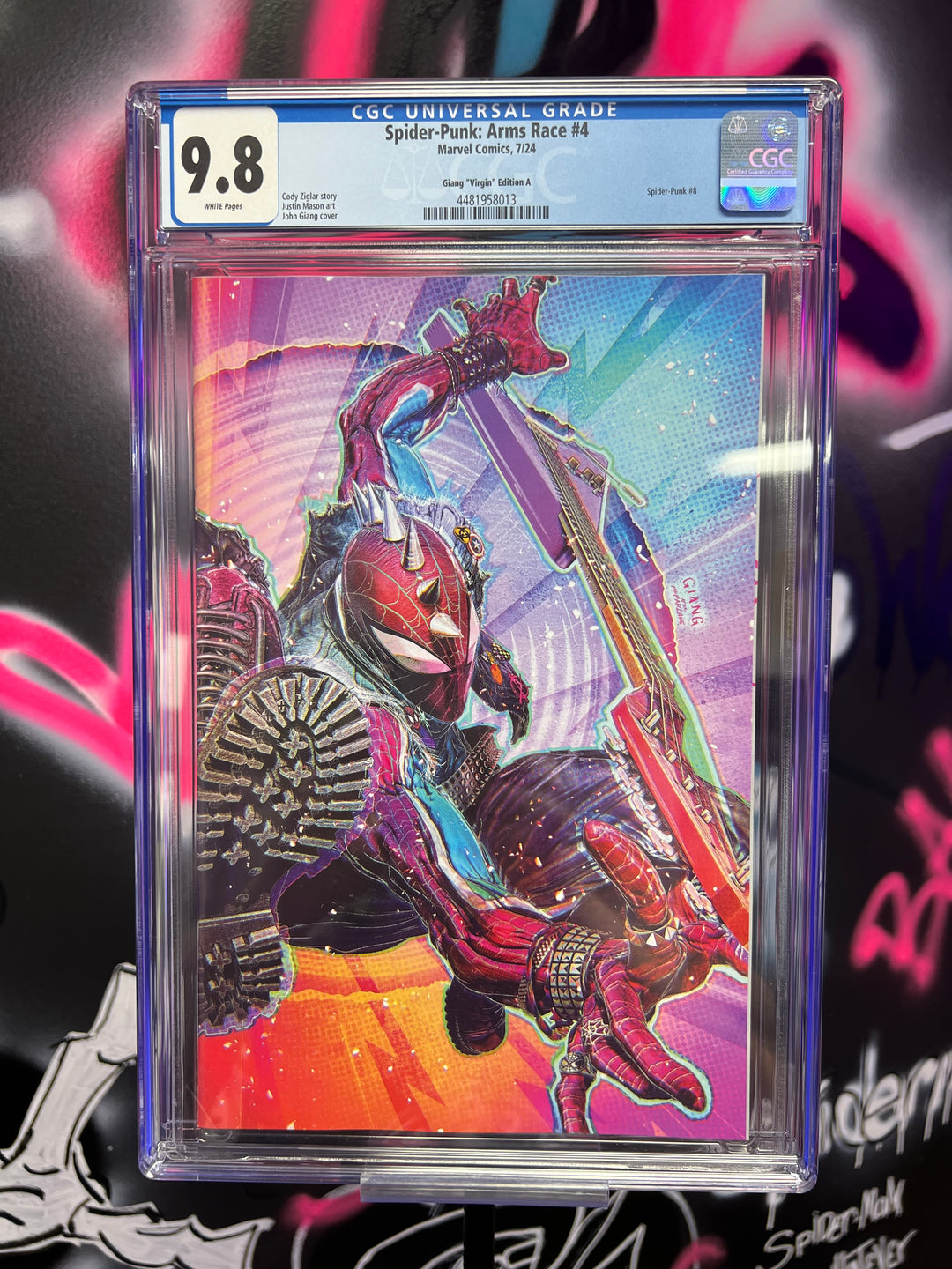 Spider-Punk Arms Race #4 John Giang Exclusive Virgin CGC 9.8