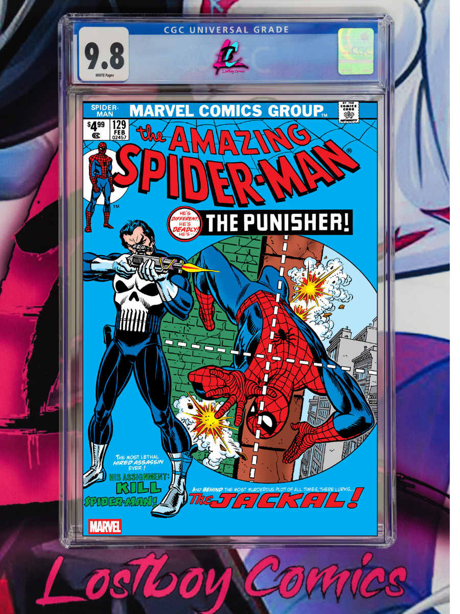 AMAZING SPIDER-MAN #129 BLUE FOIL CGC 9.8 – Lostboy Comics