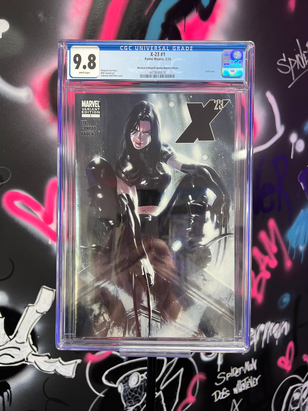 X-23 #1 1:25 GABRIELE DELL'OTTO LAKE COMO FOIL CGC 9.8