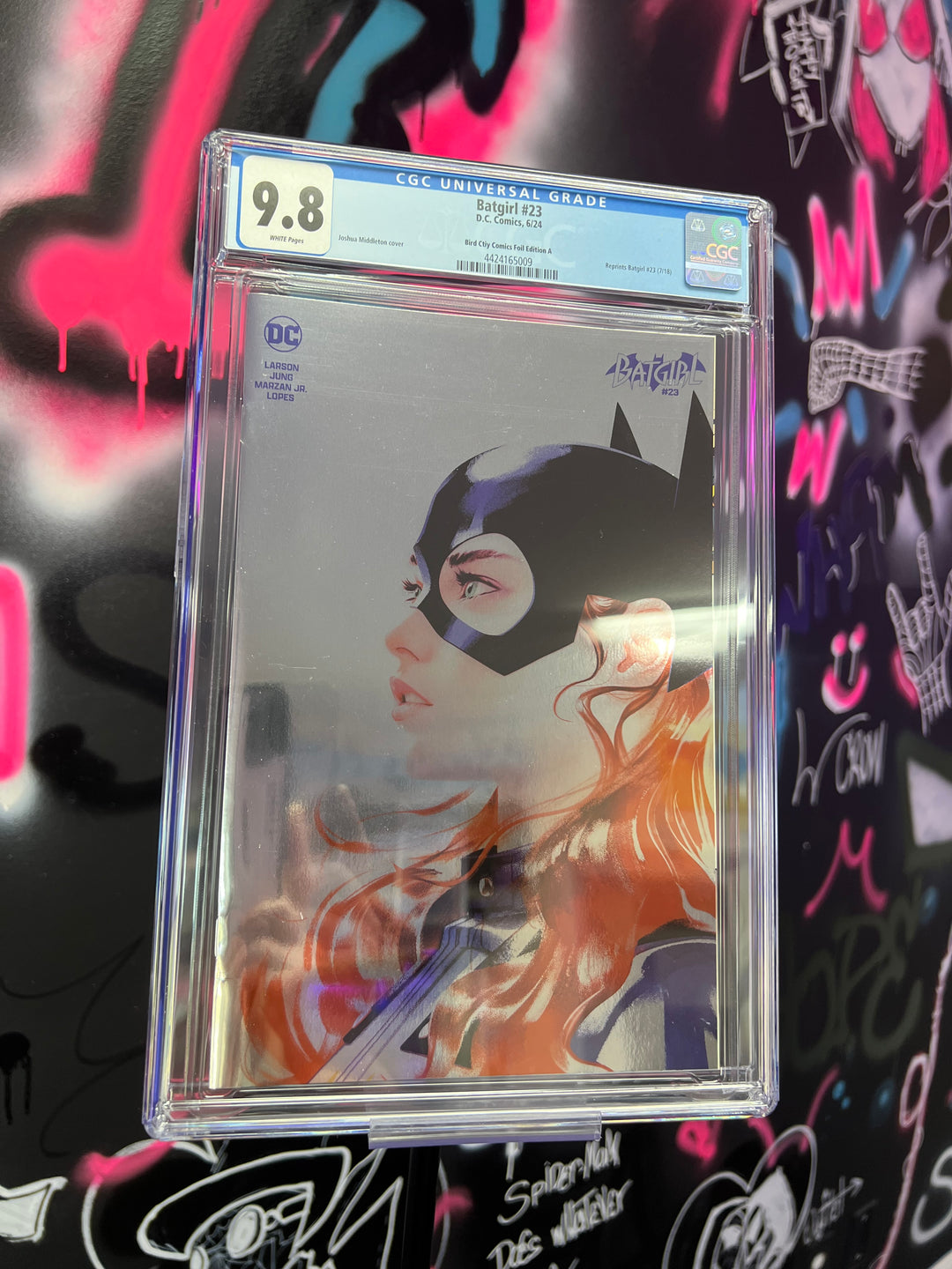 BATGIRL #23 JOSHUA MIDDLETON FOIL C2E2 EXCLUSIVE CGC 9.8