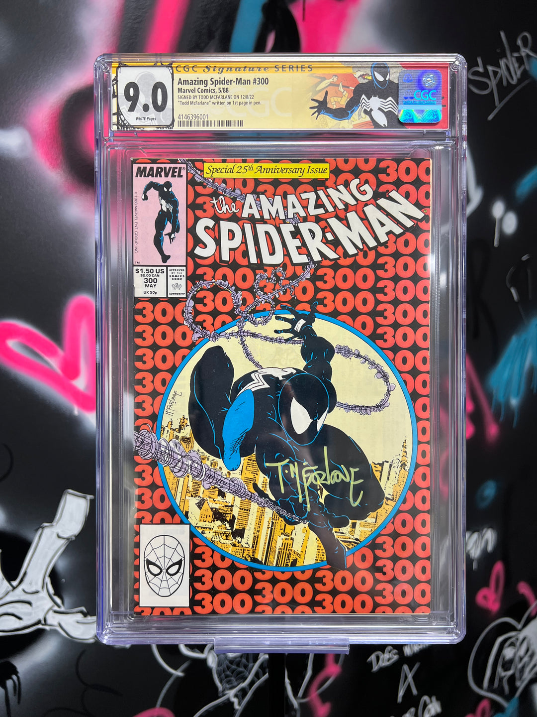 Amazing Spider-Man #300 CGC 9.0 SS Todd McFarlane