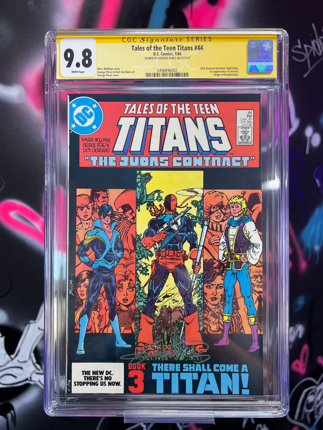 Tales of Teen Titans 44 CGC 9.8 SS George Perez