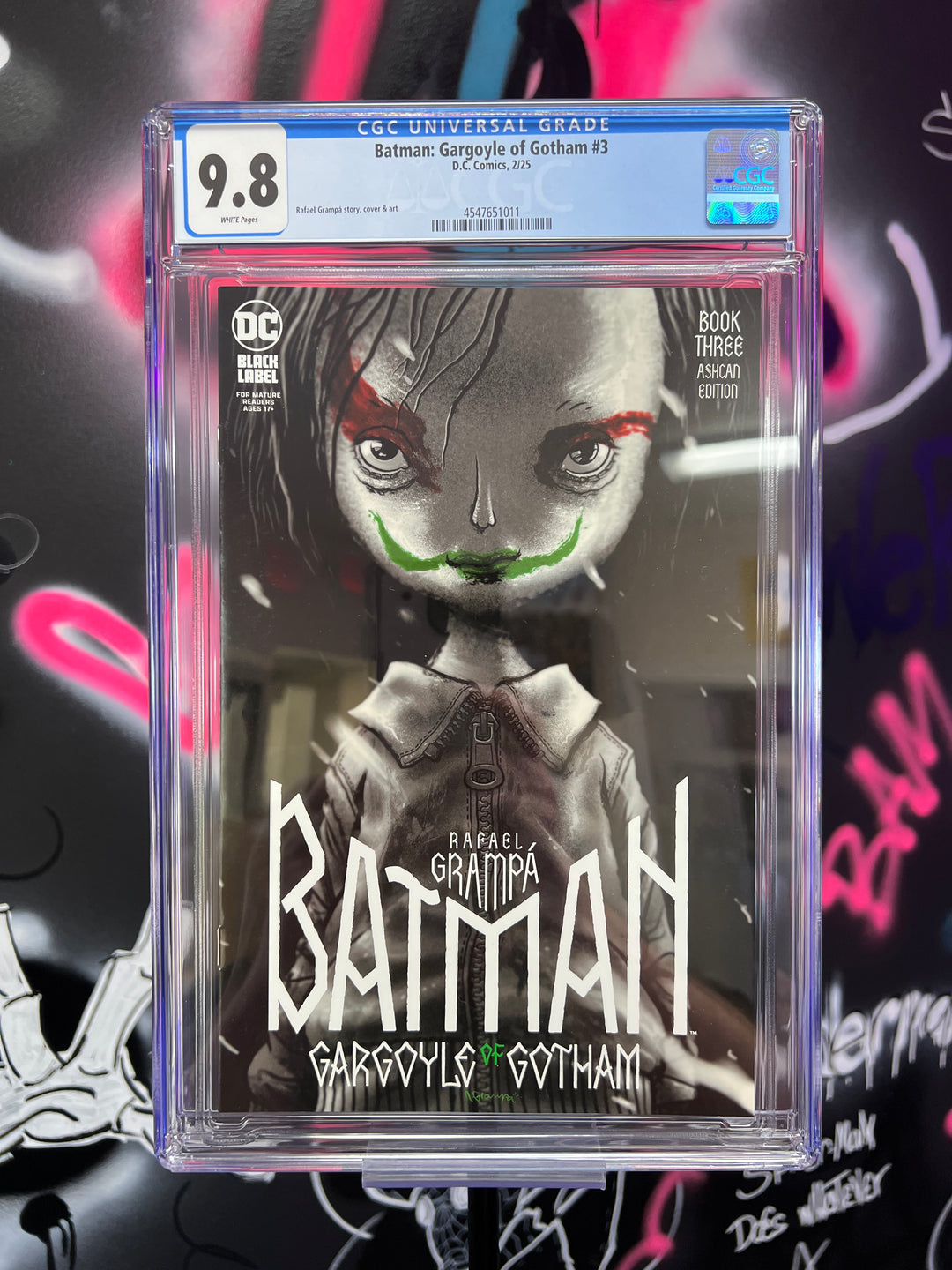 Batman Gargoyle of Gotham Book Three Ashcan Edition Rafael Grampa CGC 9.8