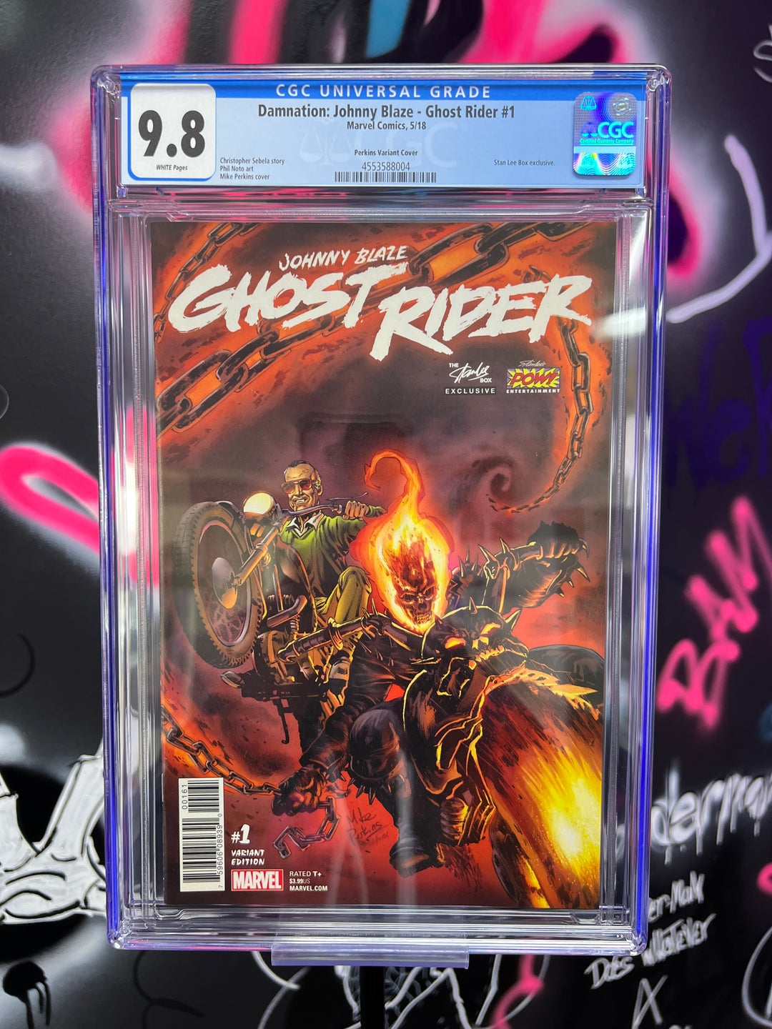 Johnny Blaze Ghost Rider #1 Stan Lee Box Exclusive CGC 9.8