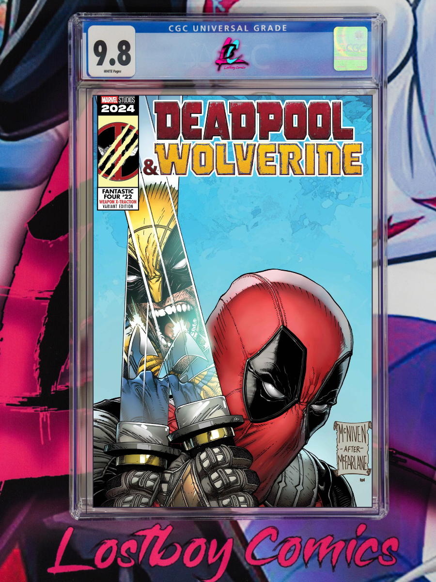 FANTASTIC FOUR 22 STEVE MCNIVEN DEADPOOL & WOLVERINE WEAPON X-TRACTION ...