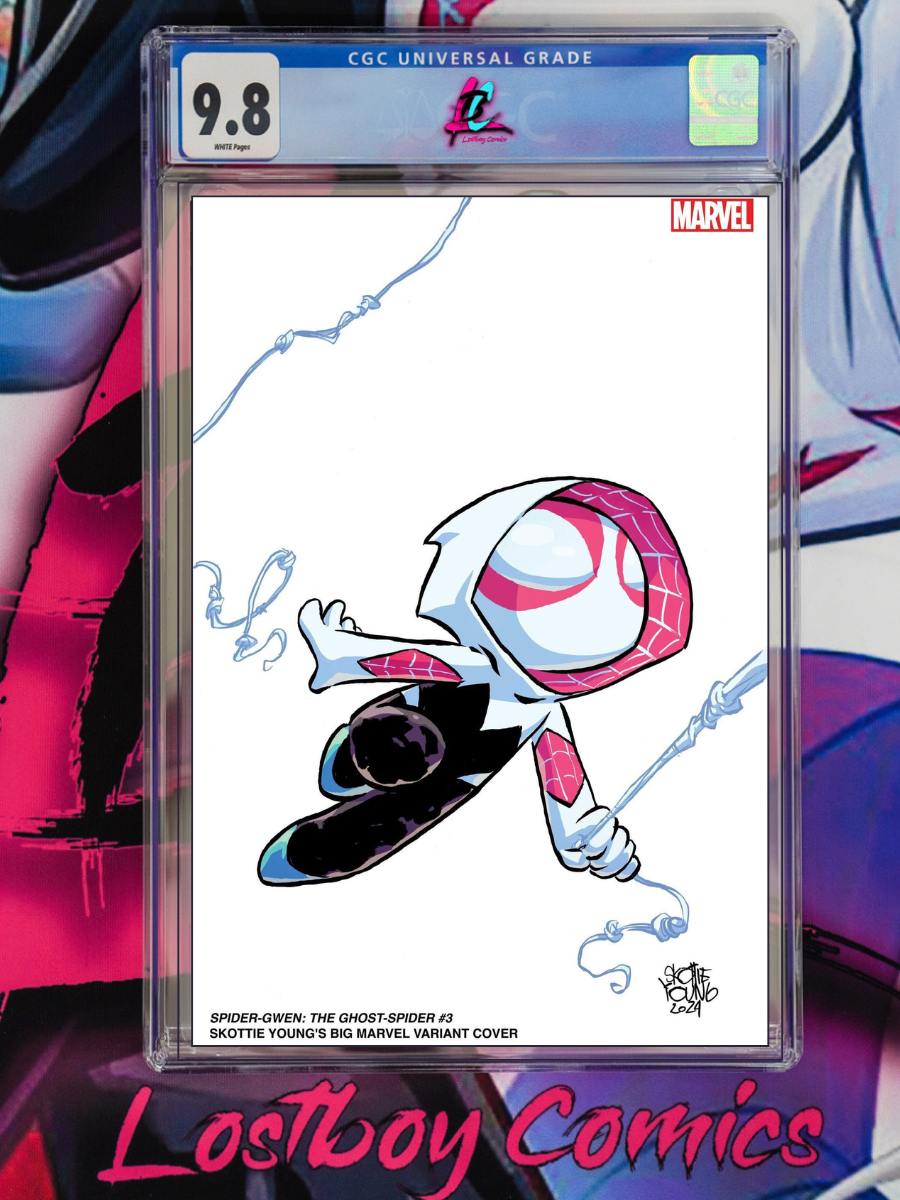 SPIDER-GWEN: THE GHOST-SPIDER #3 SKOTTIE YOUNG BIG MARVEL CGC 9.8