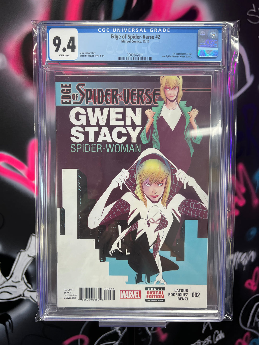 Edge of Spider Verse #2 CGC 9.4