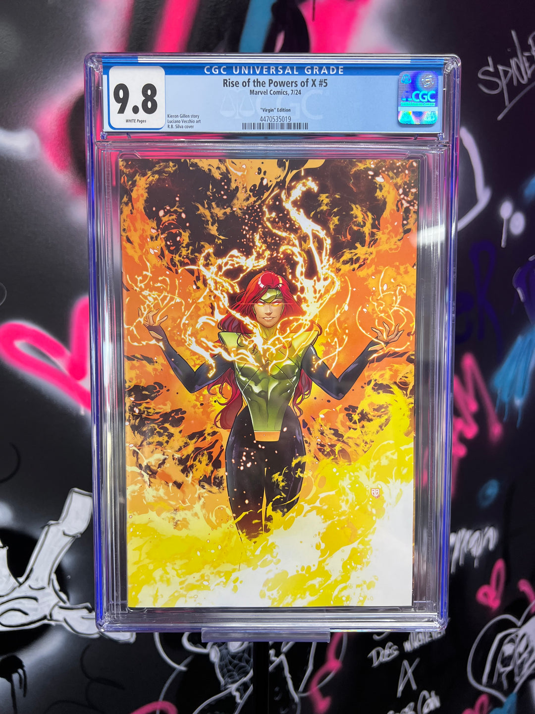 RISE OF THE POWERS OF X #5 SILVA 1:100 CGC 9.8