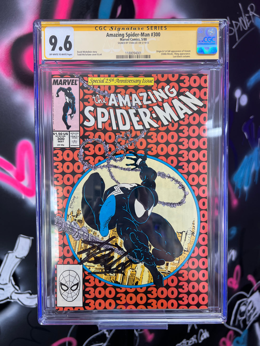 Amazing Spider-Man #300 CGC 9.6 SS Stan Lee